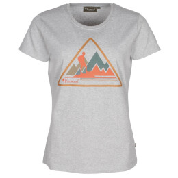 Pinewood Damen T-Shirt Outdoor Trekker L.Grey Melange L