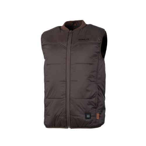 Somlys Herren Heizweste Thermoshield Dunkelbraun M