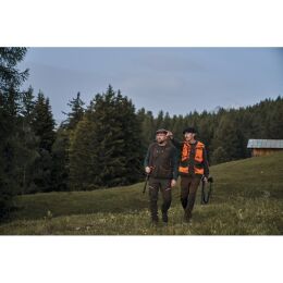 Somlys Herren Softshellweste Newtek Camo Orange Gr&uuml;n M