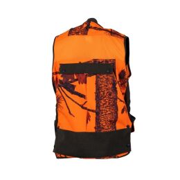 Somlys Herren Softshellweste Newtek Camo Orange Gr&uuml;n 3XL