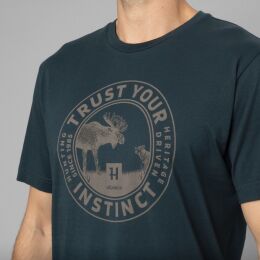 H&auml;rkila Herren T-Shirt Moose Dark Navy L