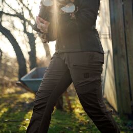 H&auml;rkila Damen Jagdhose Runa Slate Brown/Willow Green Regular 32&quot; 36