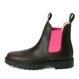 Blue Heeler Damen Chelsea Boots Jackaroo Braun/Pink 36
