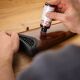 Eurohunt Schaftöl mit Verteilerschwamm Hellbraun 50 ml