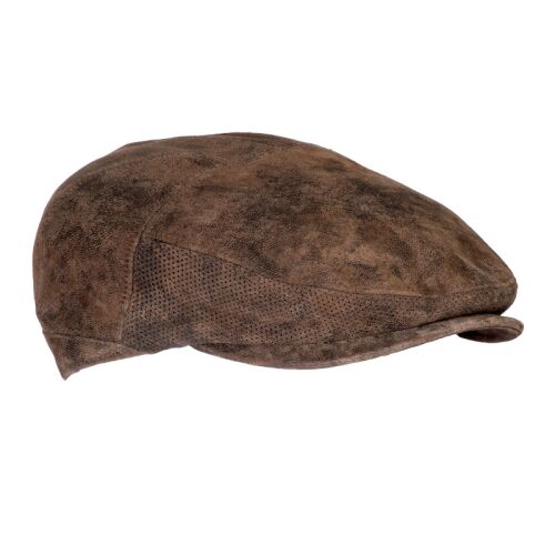 AKAH Herren Flatcap Leder 60
