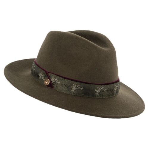 AKAH Damen Rollhut mit Zierband 55