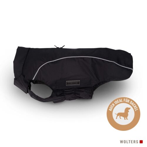 Wolters Regenjacke Easy Rain für Dackel Schwarz 34cm