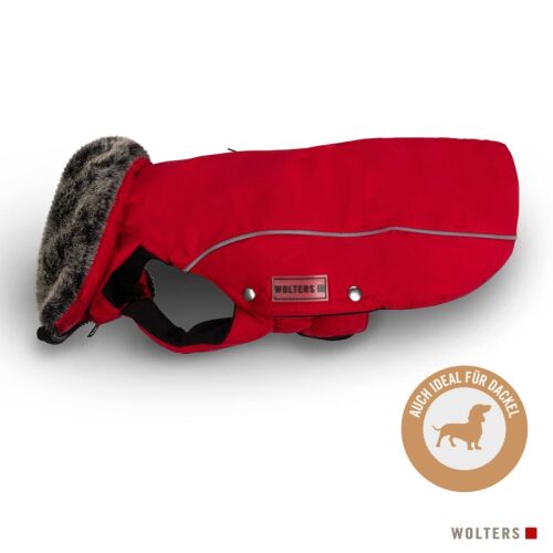 Wolters Winterjacke Amundsen für Dackel Rot 48cm