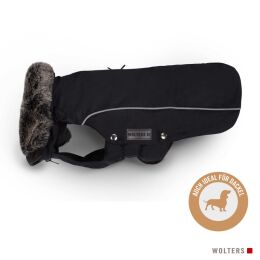 Wolters Winterjacke Amundsen f&uuml;r Dackel Schwarz 44cm