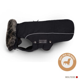 Wolters Winterjacke Amundsen f&uuml;r Dackel Schwarz 46cm