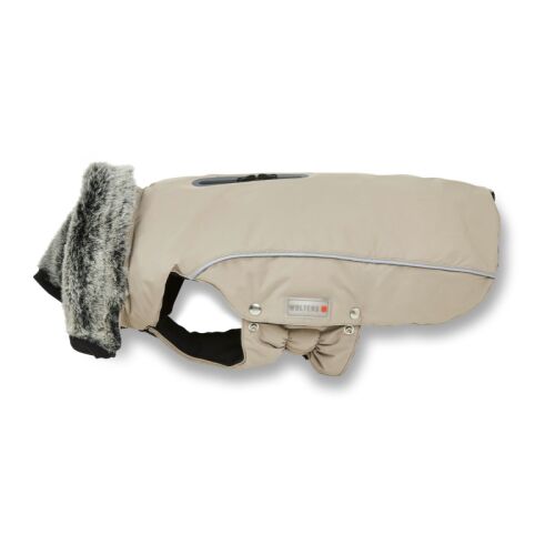 Wolters Winterjacke Amundsen für Dackel Taupe 44cm