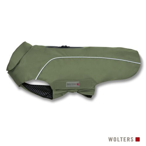 Wolters Hunde Regenjacke Easy Rain Dackel Moosgrün 48
