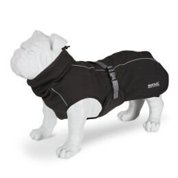 Regatta Hundemantel Softshell Schwarz L