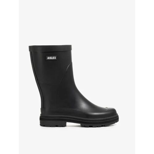 Aigle Damen Regenstiefelette Mid Rain Schwarz 42