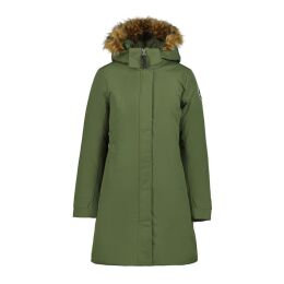 Icepeak Damen Mantel Alcoa Dunkeloliv Dunkeloliv 40