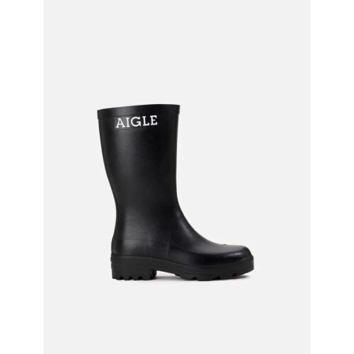 Aigle Damenregenstiefelette Atelier Aigle Schwarz Schwarz 43