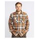 Pinewood Herren Flanellhemd Lappland Green/Orange M