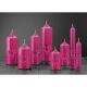 Engels Kerzen Gelackte Stab- oder Stumpkerze mit Geweih Pink Ø 8cm 20cm
