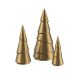 Engels Kerzen Objektkerze Gelackt Tanne Gold Metallic S Ø6,2cm x H15cm