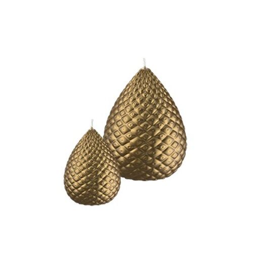 Engels Kerzen Objektkerze Gelackt Zapfen Gold Metallic M Ø12,5cm x H16cm