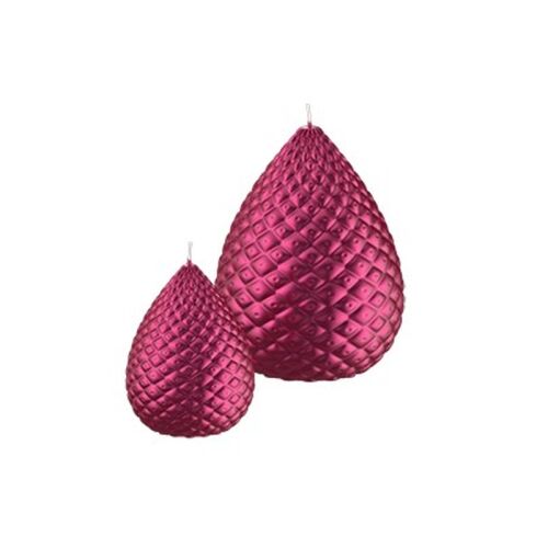 Engels Kerzen Objektkerze Gelackt Zapfen Pink Metallic M Ø12,5cm x H16cm