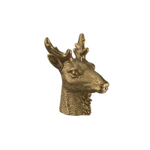 Engels Kerzen Objektkerze Gelackt Hirsch Gold Metallic