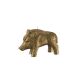 Engels Kerzen Objektkerze Gelackt Wildschwein Gold Metallic