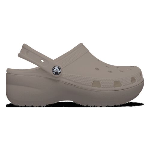 Crocs Damen Clog Classic Platform Taupe W7/37-38