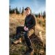Härkila Damen Fleecepullover Troyer Shadow Brown M