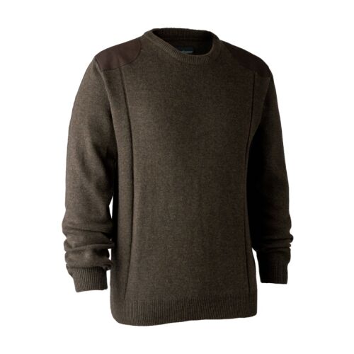 Deerhunter Herren Pullover Sheffield Knit Dark Elm 4XL