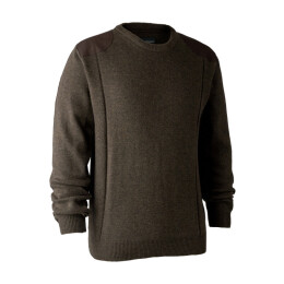 Deerhunter Herren Pullover Sheffield Knit Dark Elm 4XL