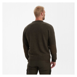 Deerhunter Herren Pullover Sheffield Knit Dark Elm 4XL