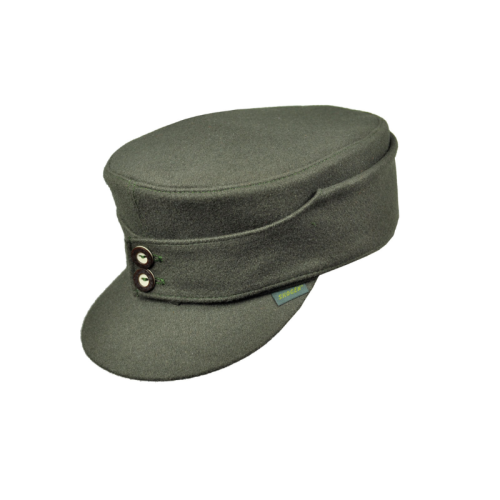 Skogen Förster Mütze Wolle Oliv 62