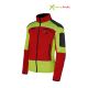 PSS X-Treme Arctic Faserstrickjacke für Kids rot/gelb M (110-116)