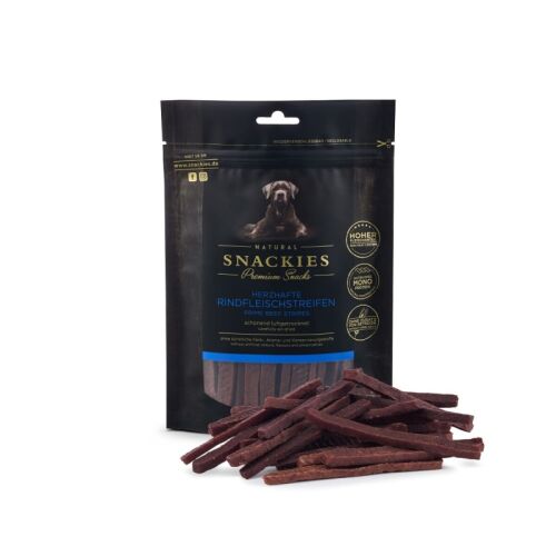 Snackies Hundesnack Herzhafte Rindfleischstreifen 170g