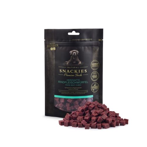 Snackies Hundesnack Herzhafte Rindfleischwürfel 170g