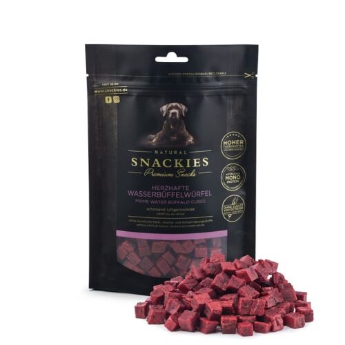 Snackies Hundesnack Herzhafte Wasserbüffelwürfel 170g