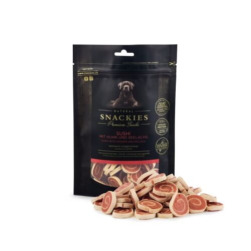 Snackies Hundesnack Sushi mit Huhn und Seelachs 180g