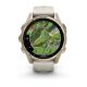 Garmin Armbanduhr Fenix 8 Sapphire Nebelgrau/Softgold ⌀ 43mm AMOLED