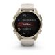 Garmin Armbanduhr Fenix 8 Sapphire Nebelgrau/Softgold ⌀ 43mm AMOLED