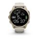 Garmin Armbanduhr Fenix 8 Sapphire Nebelgrau/Softgold ⌀ 43mm AMOLED