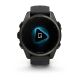 Garmin Armbanduhr Fenix 8 Sapphire Schwarz/Carbongrau Titan DLC ⌀ 43mm AMOLED