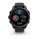 Garmin Armbanduhr Fenix 8 Sapphire Schwarz/Carbongrau Titan DLC ⌀ 43mm AMOLED