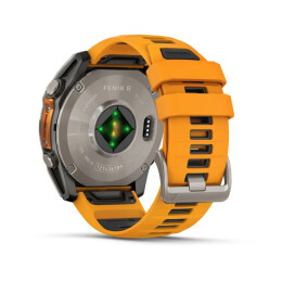 Garmin Armbanduhr Fenix 8 Sapphire Graphit/Titanium Titan ⌀ 51mm AMOLED