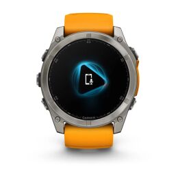 Garmin Armbanduhr Fenix 8 Sapphire Graphit/Titanium Titan ⌀ 51mm AMOLED