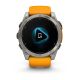 Garmin Armbanduhr Fenix 8 Sapphire Graphit/Titanium Titan ⌀ 51mm AMOLED