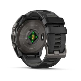 Garmin Armbanduhr Fenix 8 Sapphire Schwarz/Carbongrau Titan DLC ⌀ 51mm AMOLED