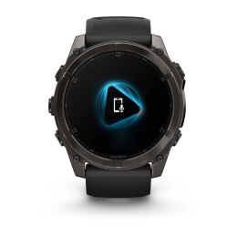 Garmin Armbanduhr Fenix 8 Sapphire Schwarz/Carbongrau Titan DLC ⌀ 51mm AMOLED