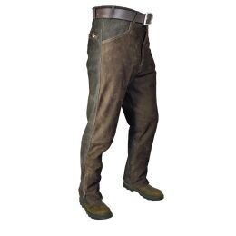 Hubertus Lederhose 2-Farbig &quot;Trapper&quot;