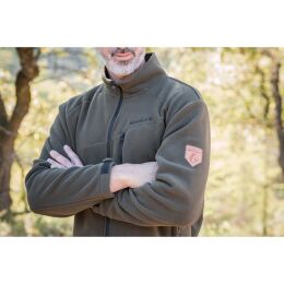 Somlys Herren Jacke Blouson Polaire Vert-S
